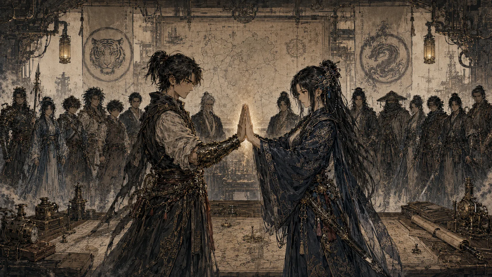 두 사람의 조우